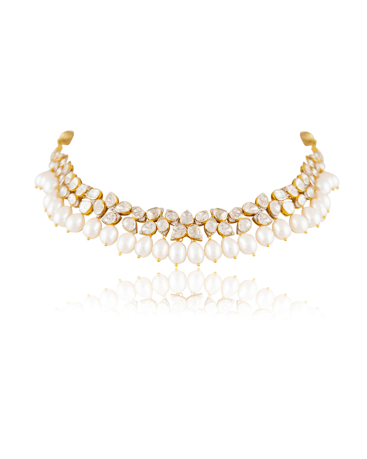 Advika Polki And Diamond Necklace