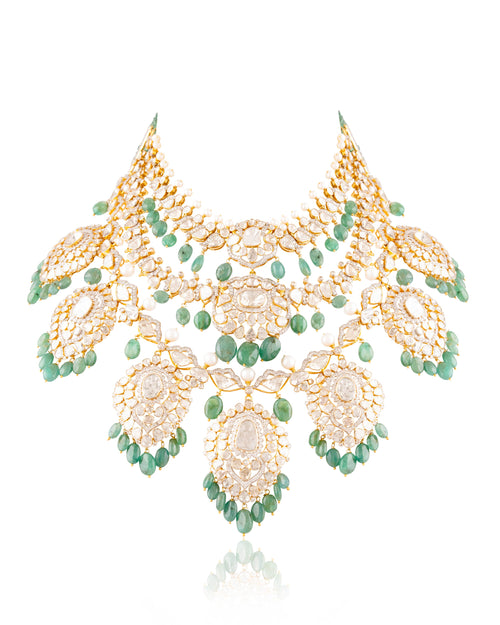 Samiya Polki And Diamond Necklace