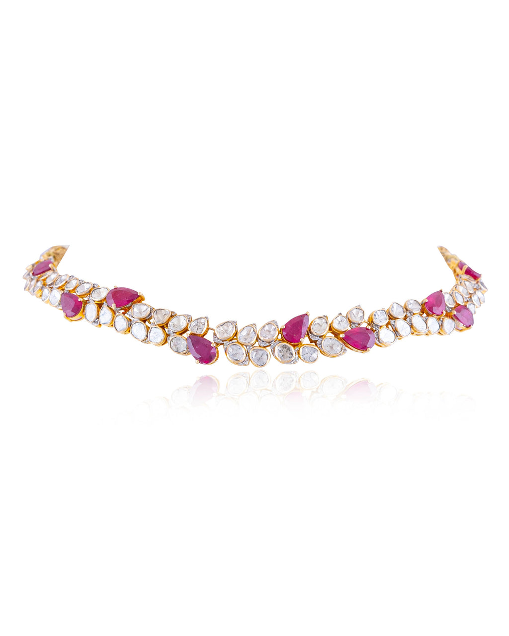 Saba Polki And Diamond Necklace