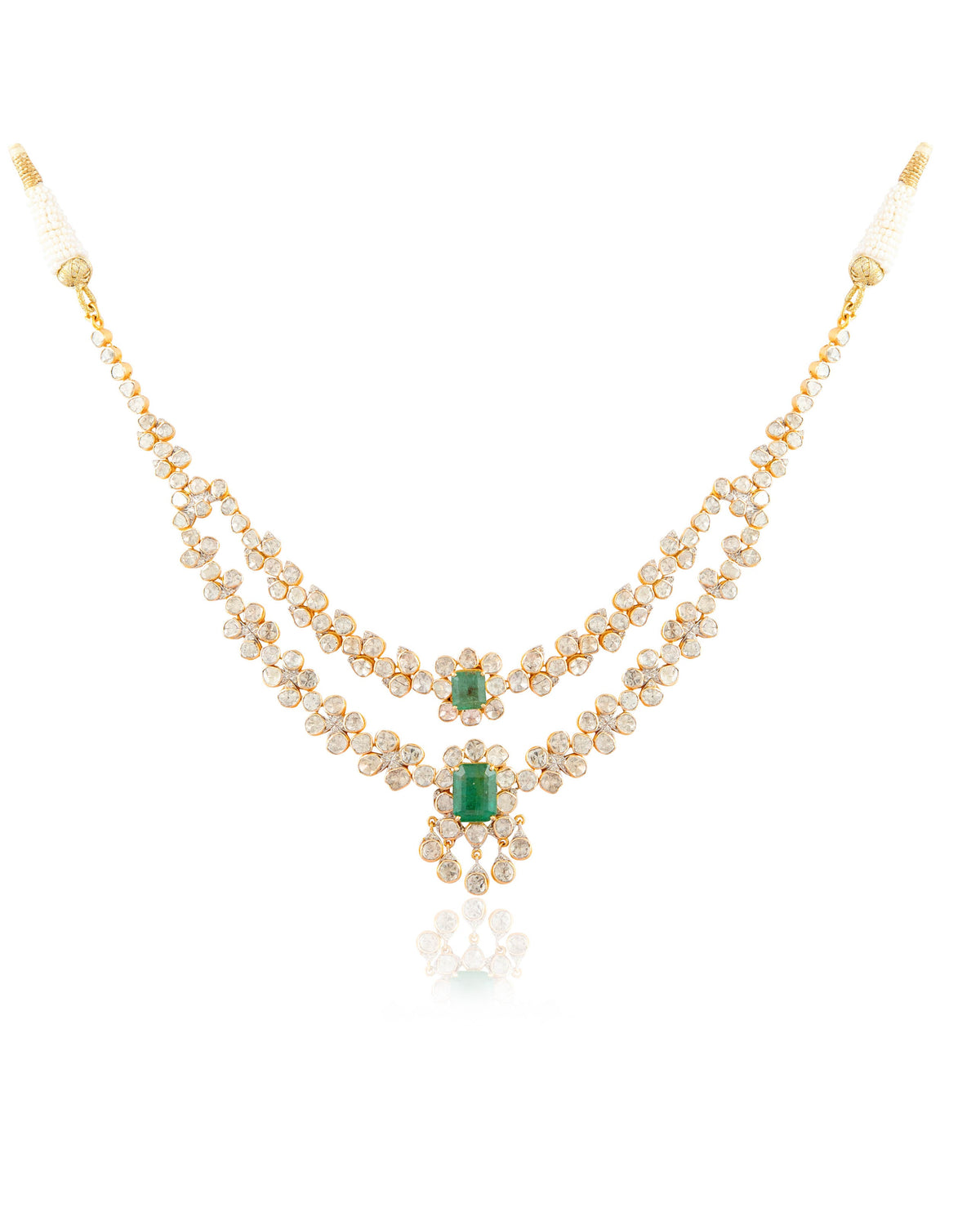 Valeria Polki And Diamond Necklace