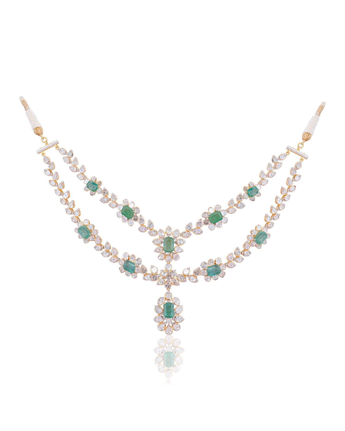 Aradhita Polki And Diamond Long Necklace
