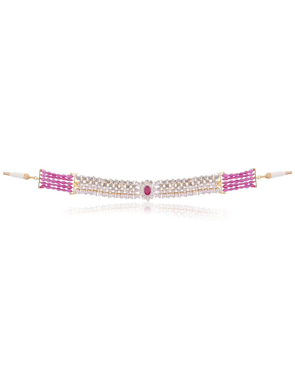 Anaya Polki And Diamond Necklace