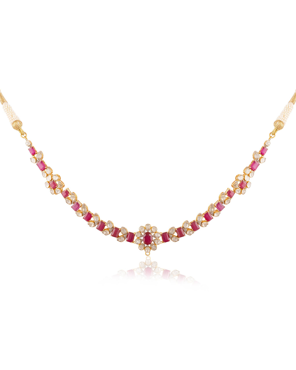 Zelina Polki And Diamond Necklace