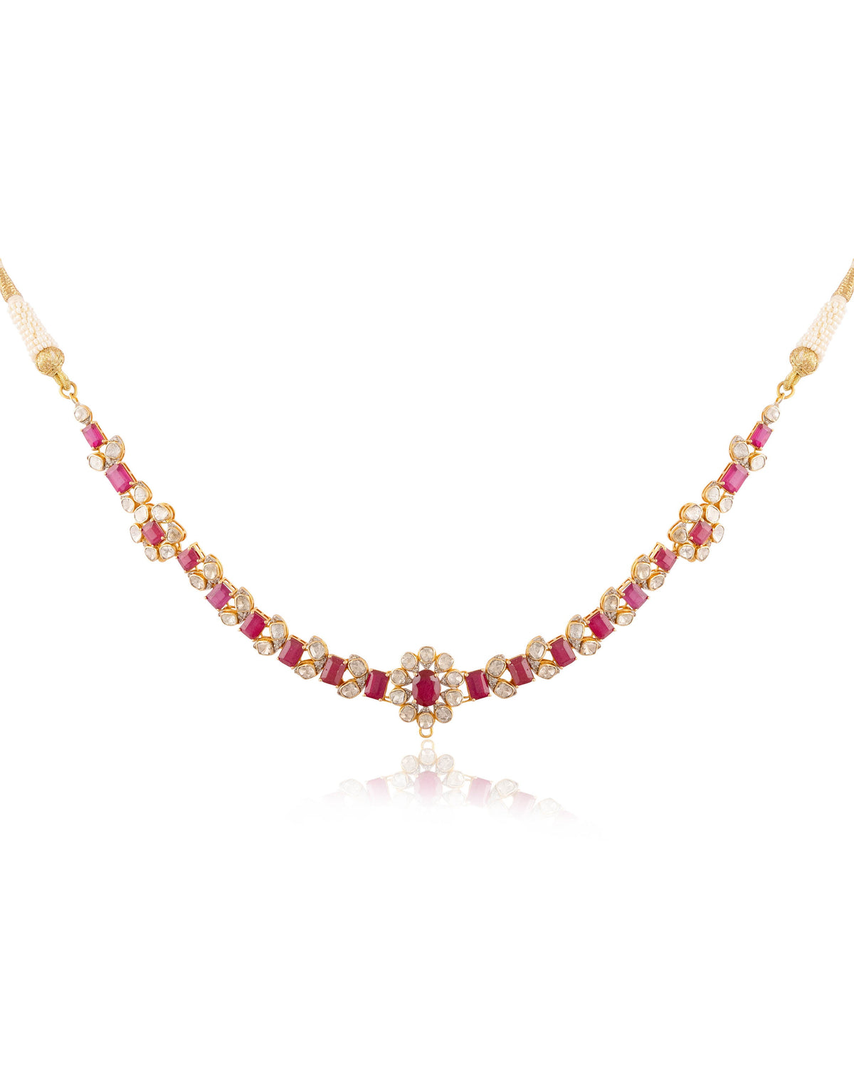 Zelina Polki And Diamond Necklace