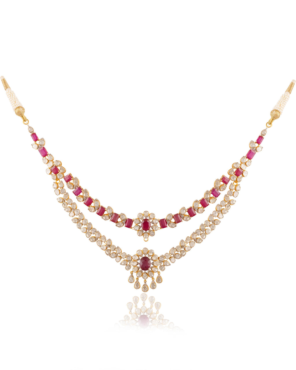 Zelina Polki And Diamond Necklace