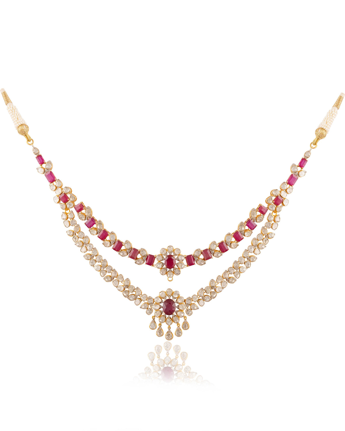 Zelina Polki And Diamond Necklace