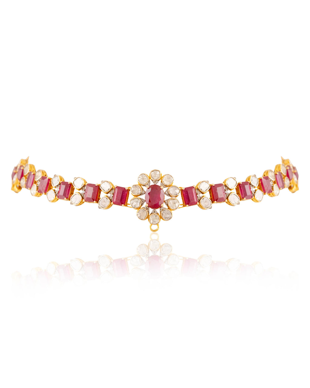 Zelina Polki And Diamond Necklace