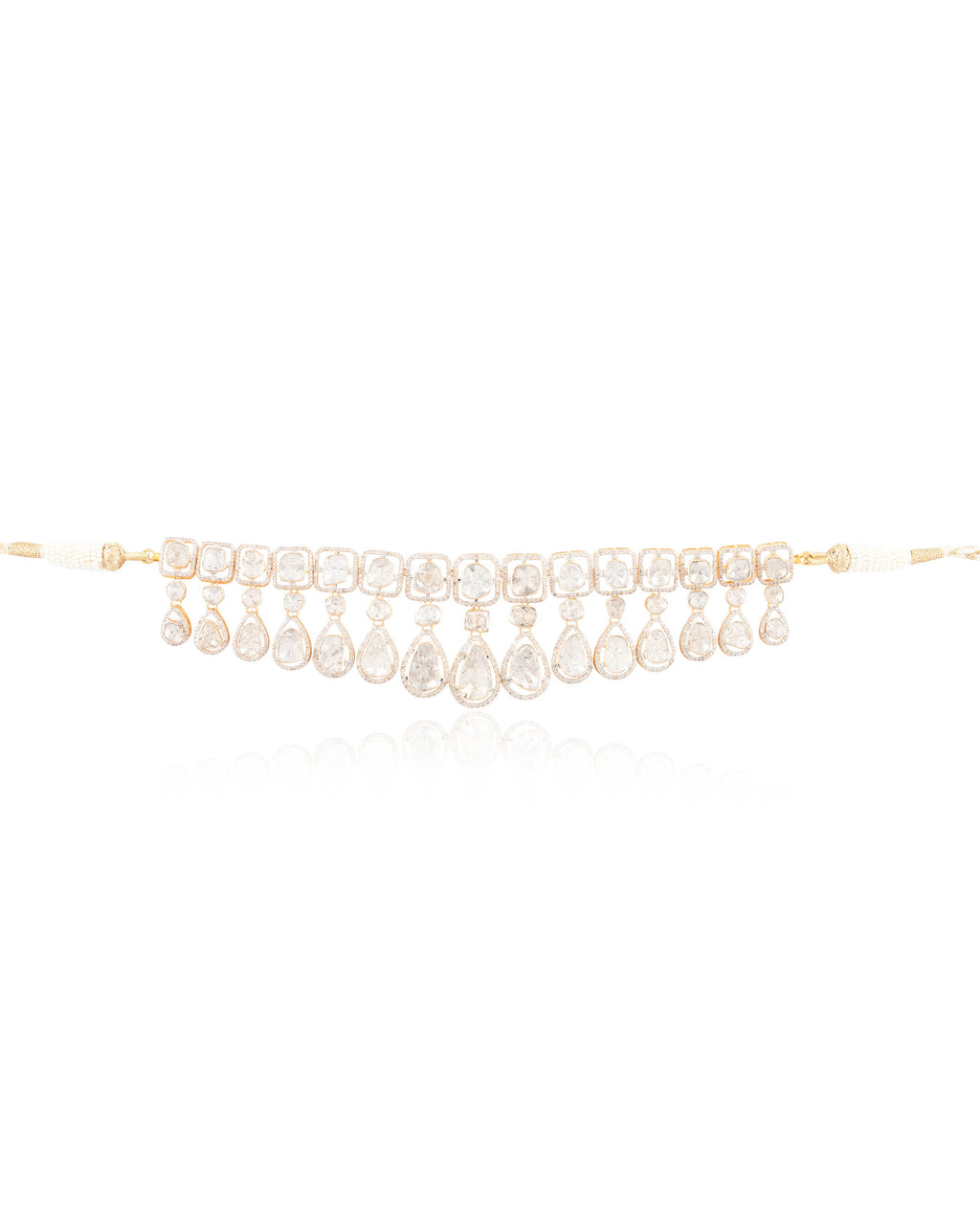 Vartika Polki And Diamond Necklace