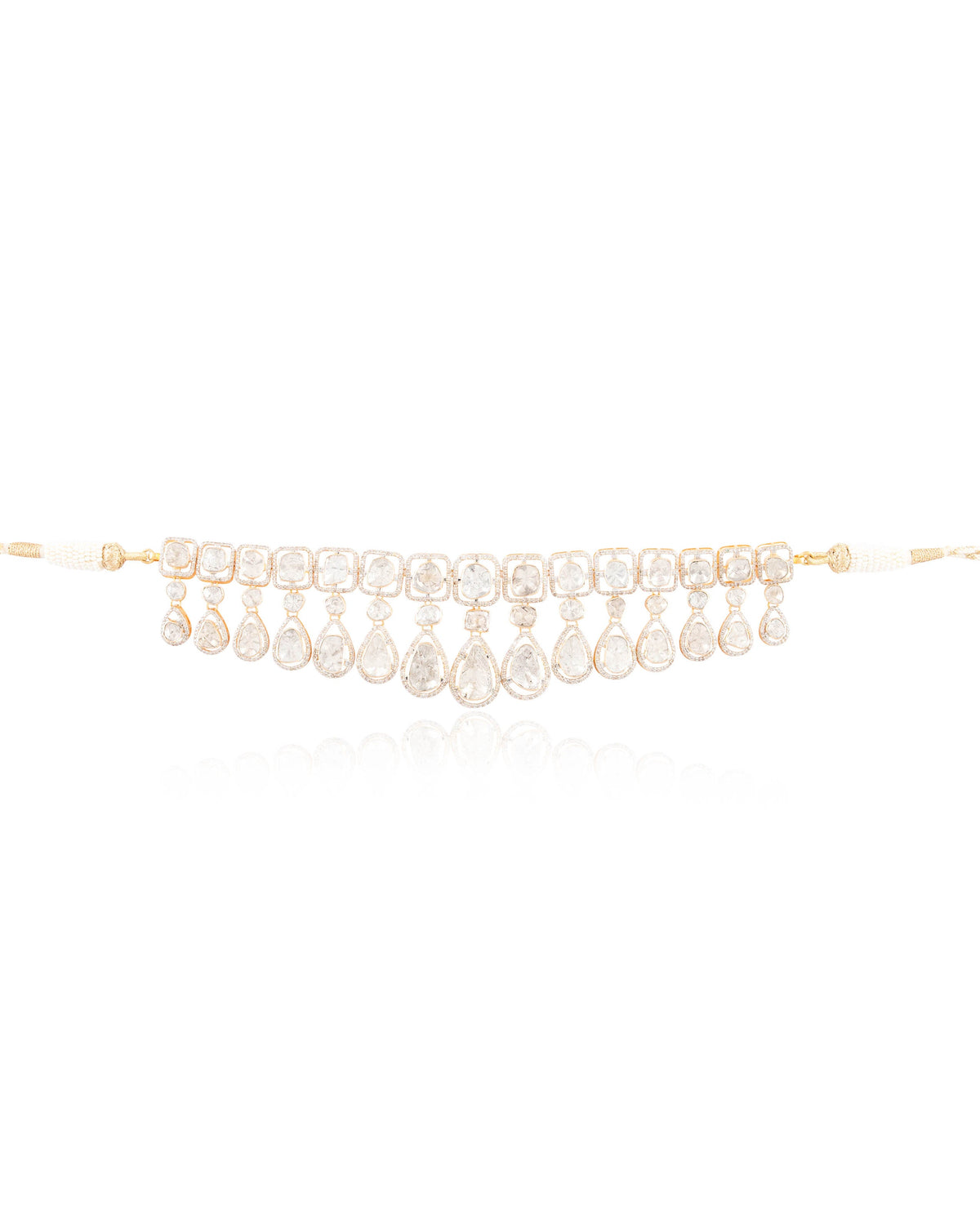 Vartika Polki And Diamond Necklace