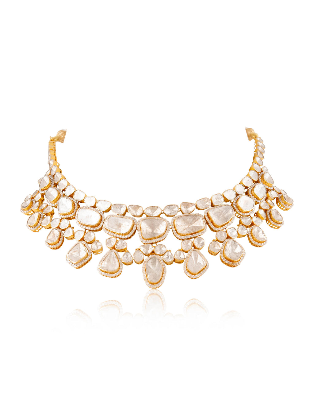 Shubhangi Polki And Diamond Necklace