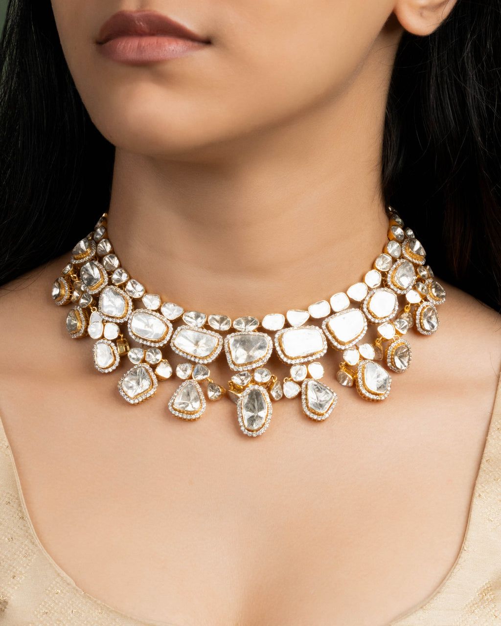 Shubhangi Bridal Polki And Diamond Set