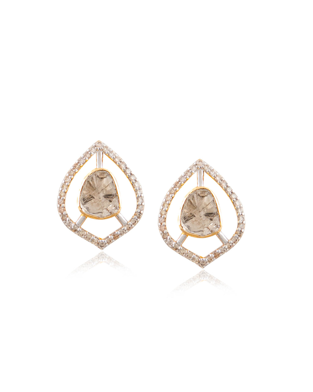Jessica Pendant And Ria Tops Polki And Diamond Set