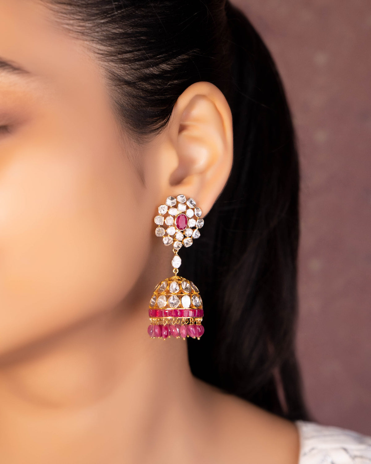 Jissa Polki Jhumkas