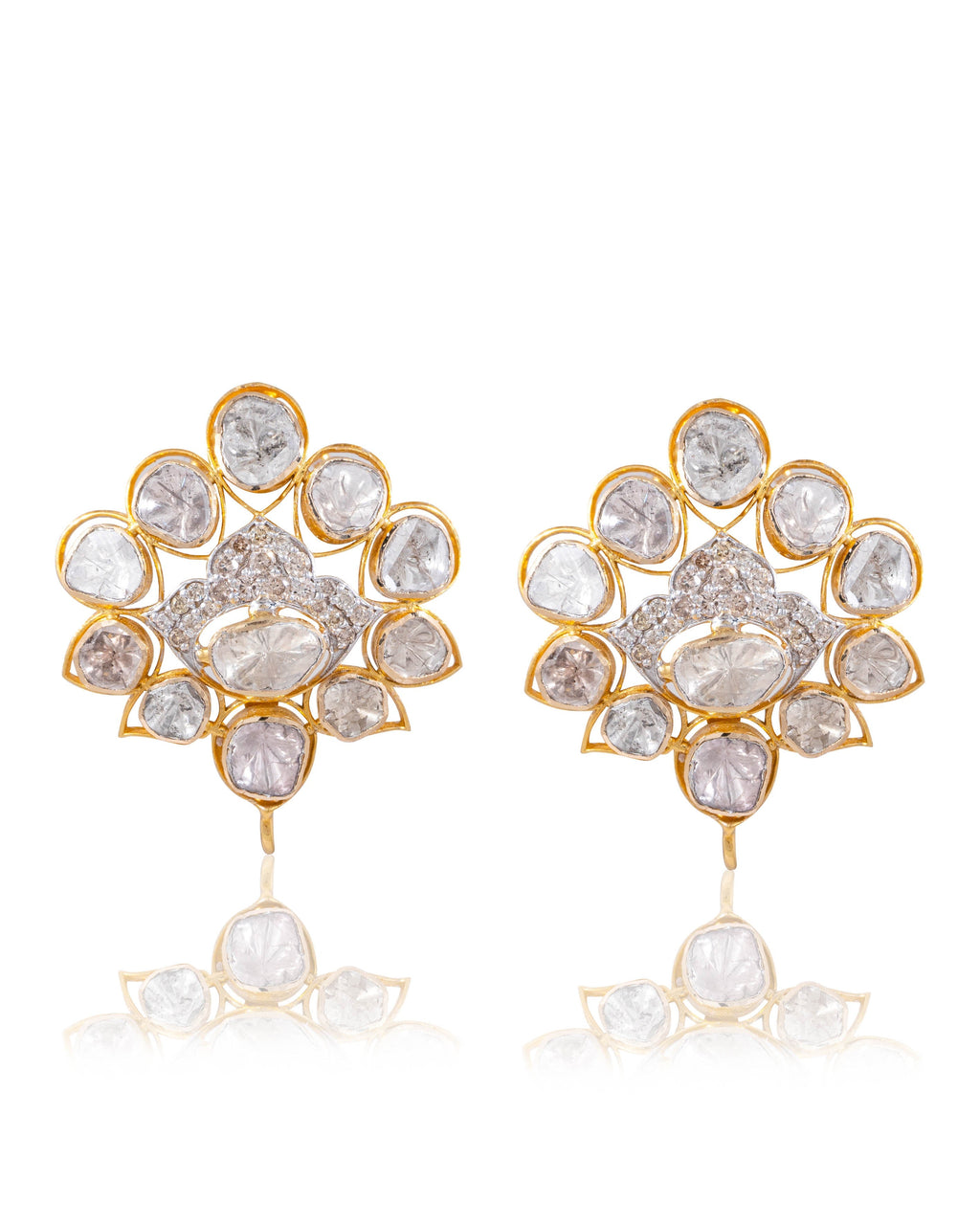 Trusha Polki And Diamond Tops