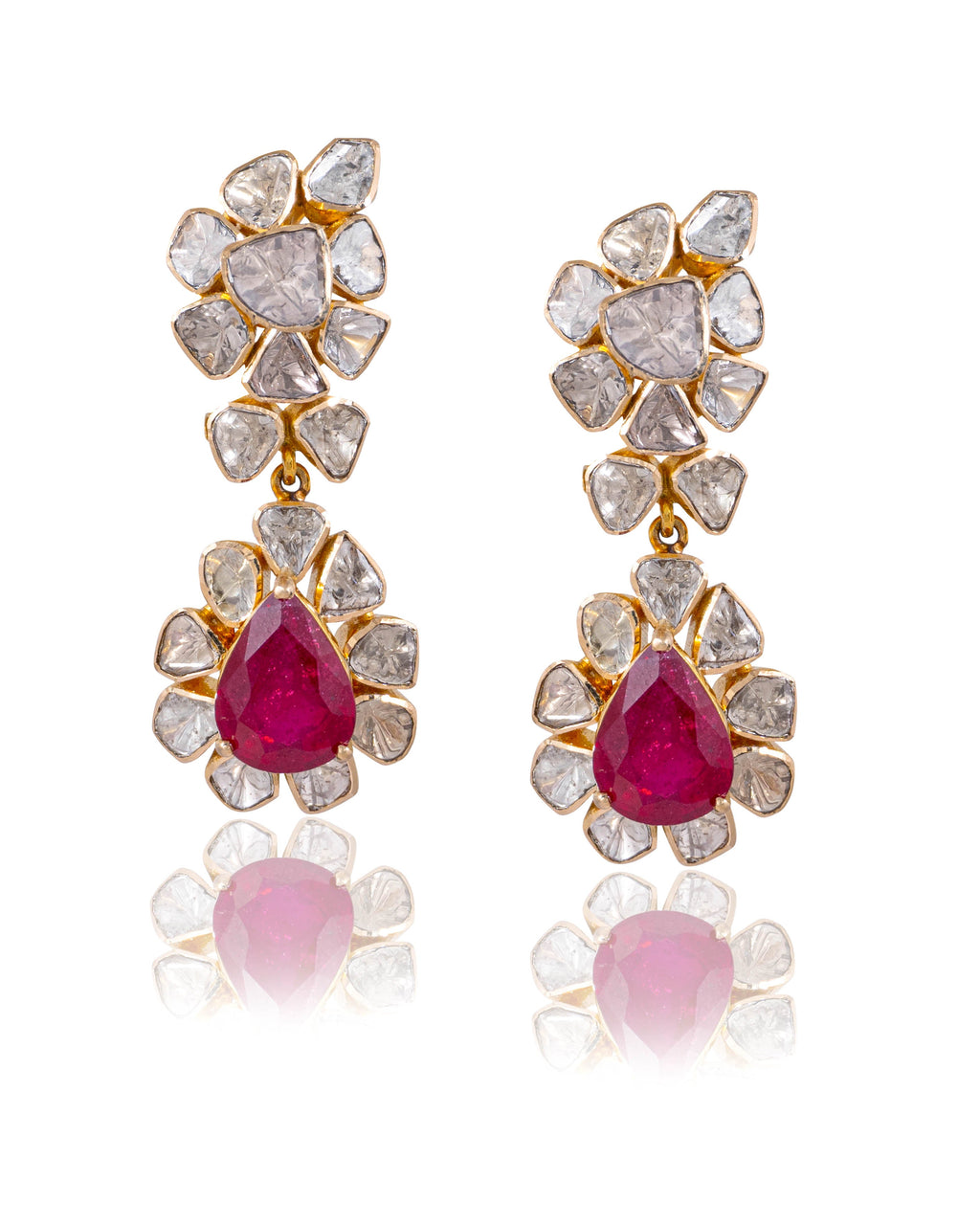 Sanskruti Polki Long Earrings