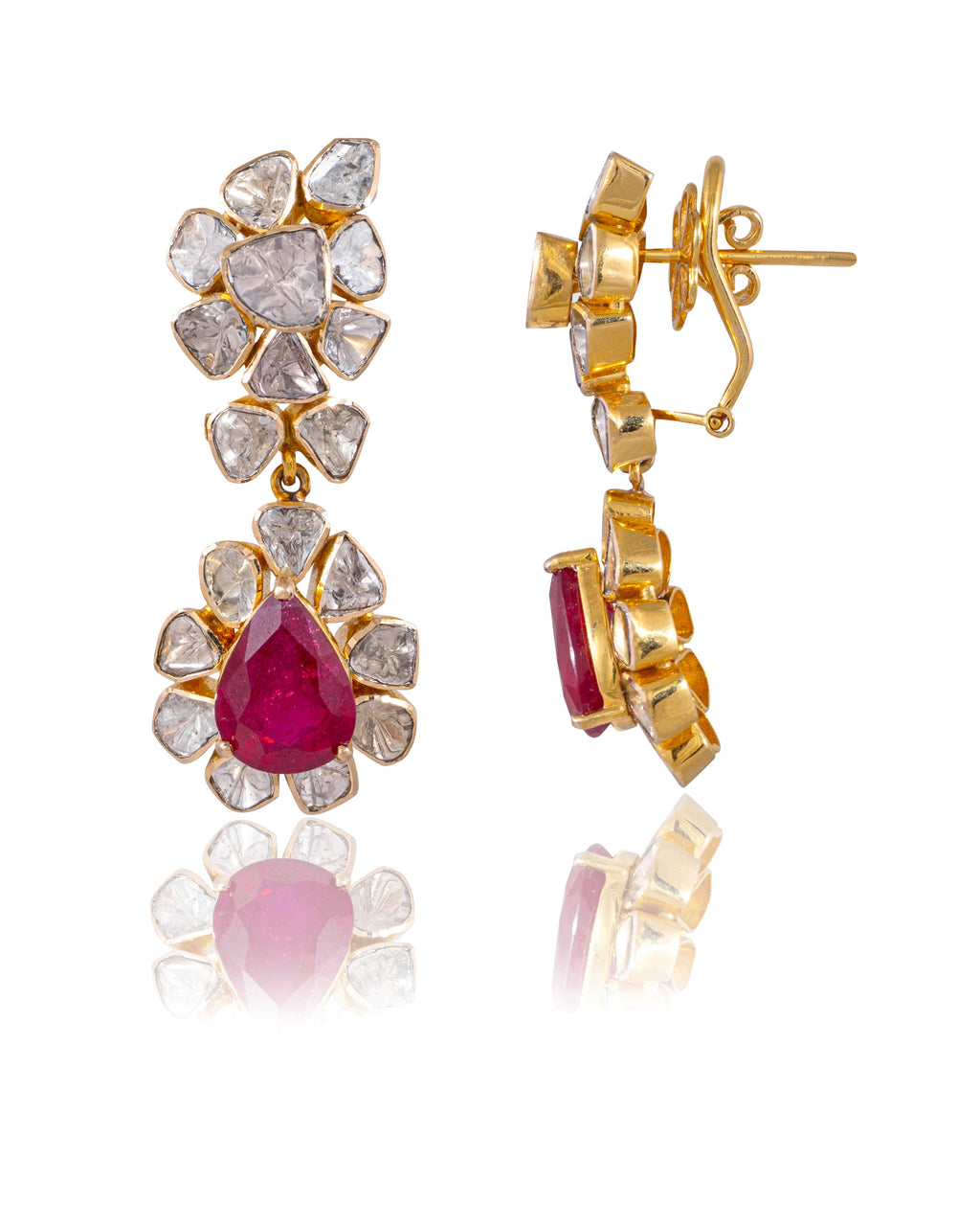Sanskruti Polki Long Earrings