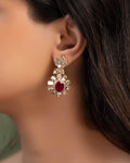Tanisha Polki And Diamond Long Earrings