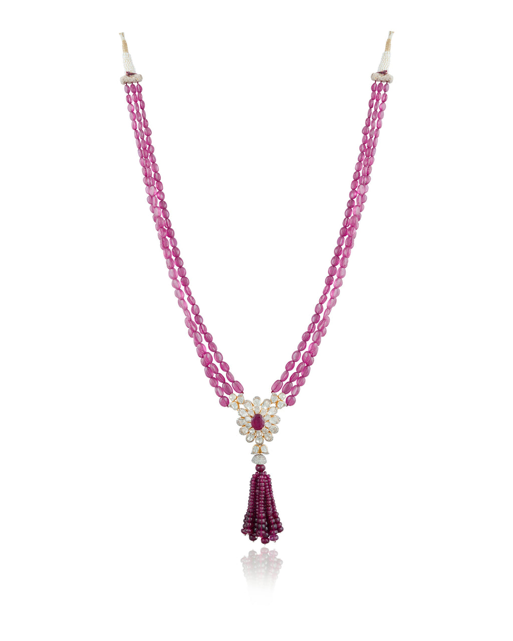 Arunima Polki And Diamond Bead Pendant