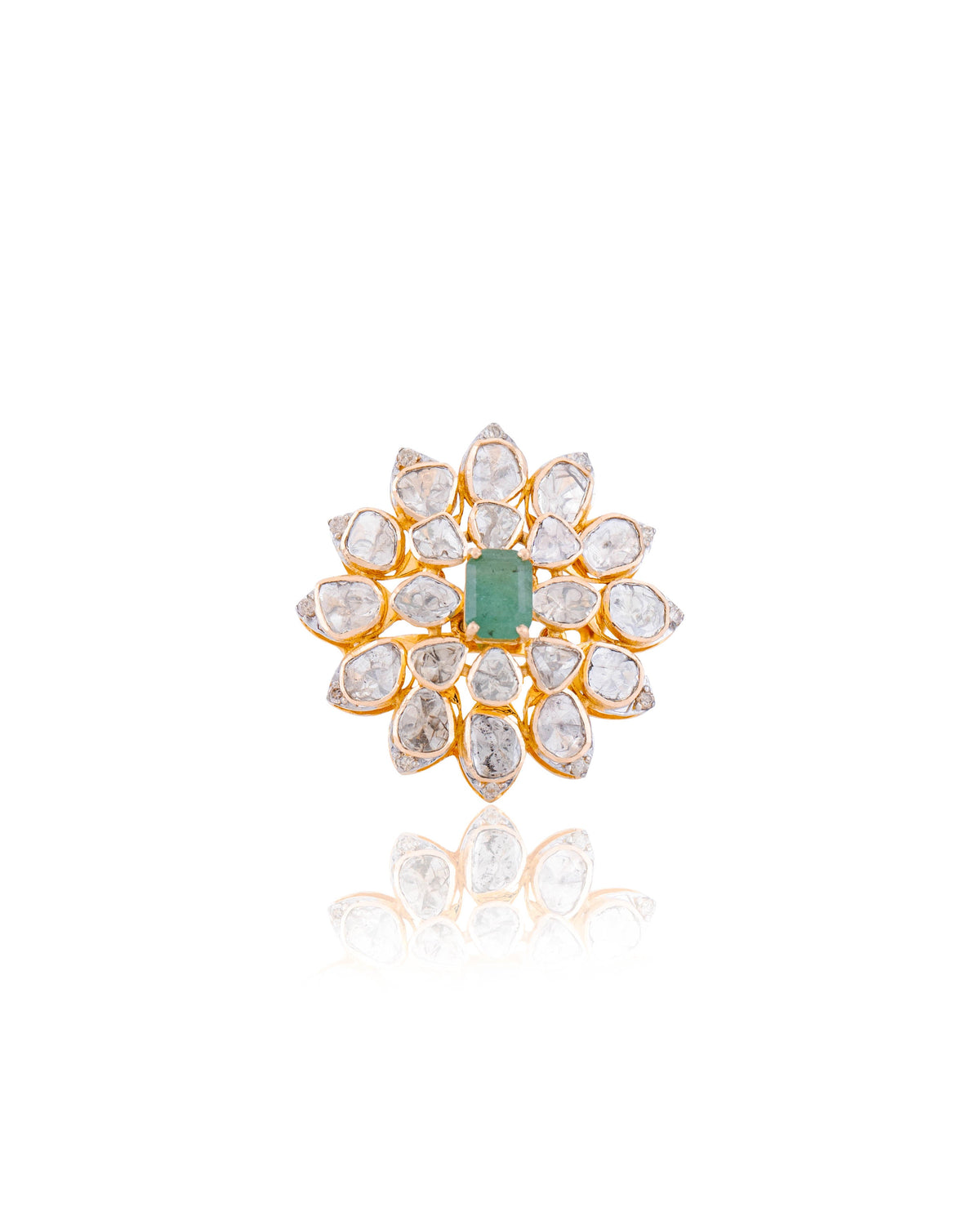 Kanisha Bridal Polki And Diamond Set
