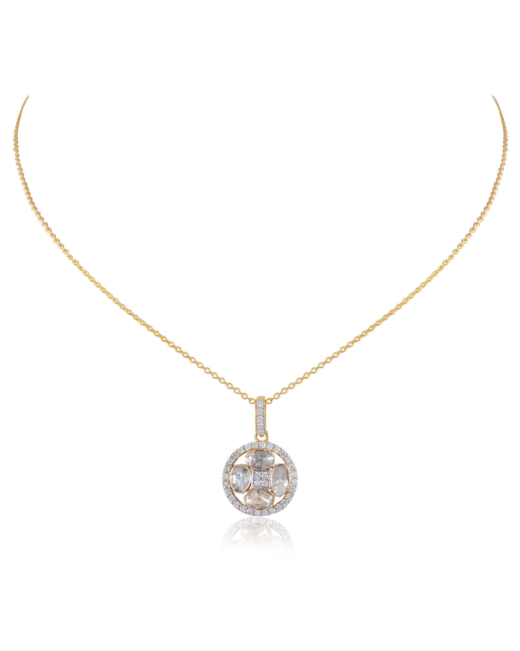 Anna Polki And Diamond Pendant