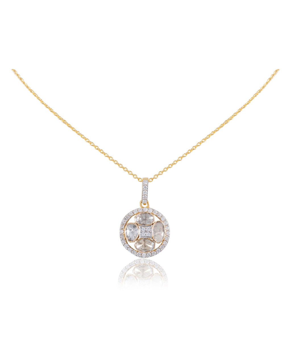 Anna Polki And Diamond Pendant