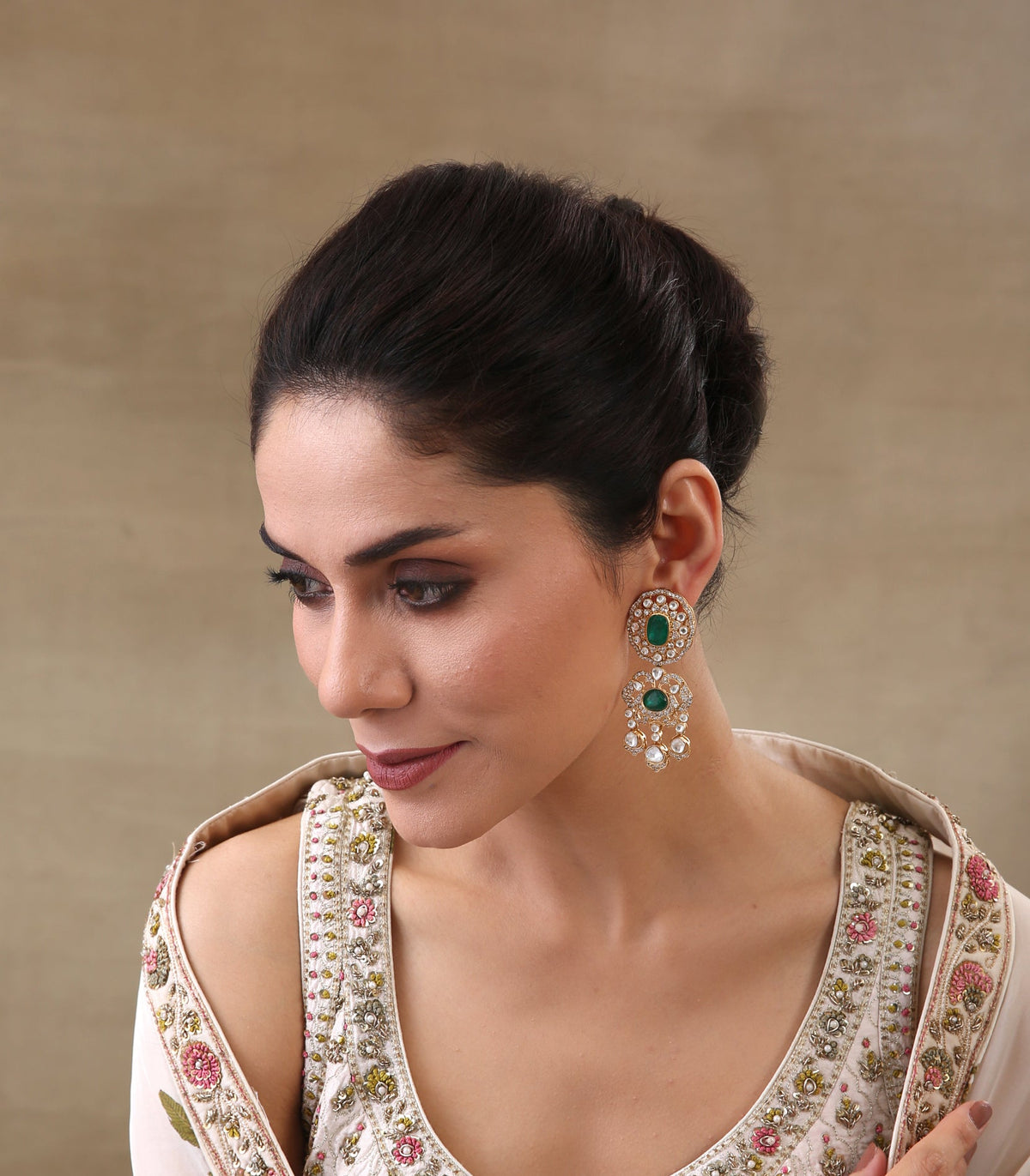 YASHMITA GREEN POLKI CHOKER SET