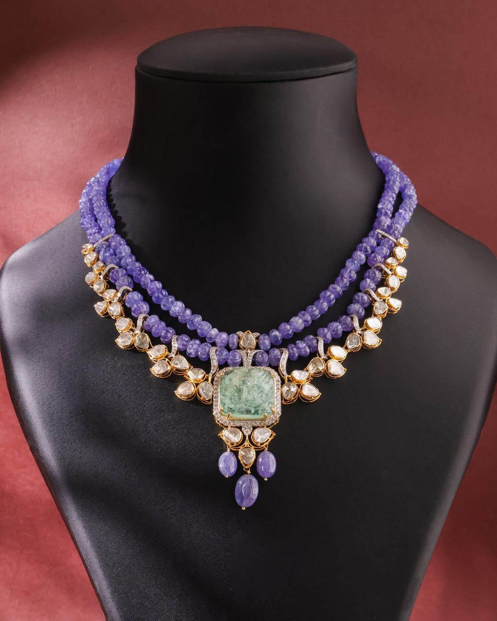 Penelope Polki  And Diamond Necklace