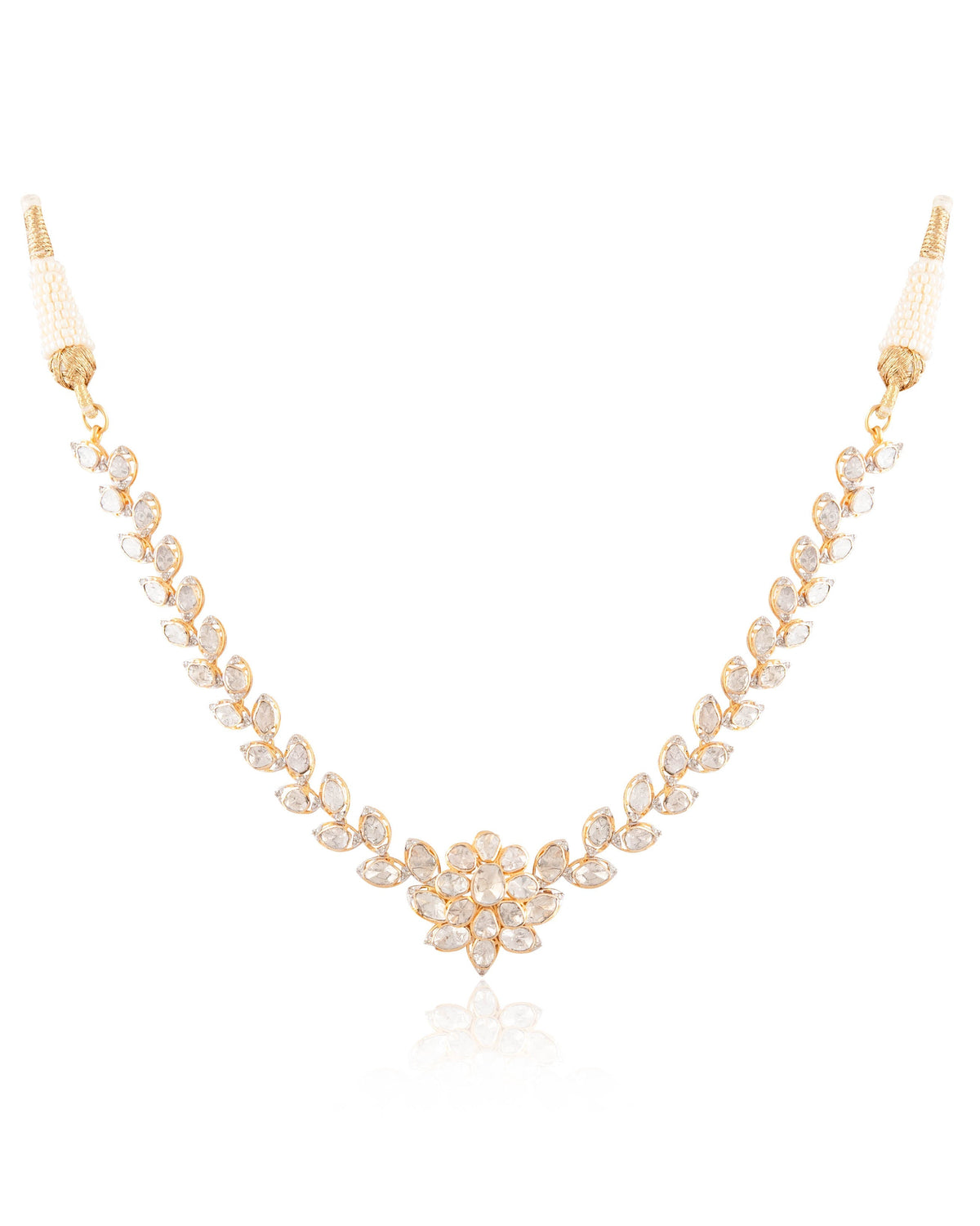 Maren Polki And Diamond Necklace