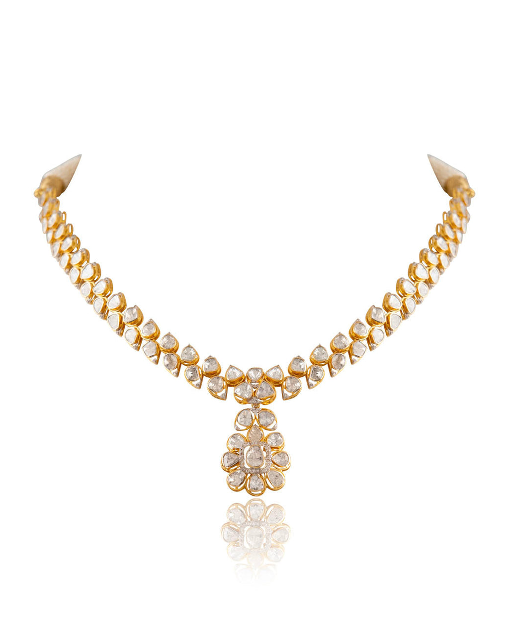 Niharika Polki And Diamond Necklace