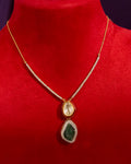 Faiza Polki And Diamond Pendant