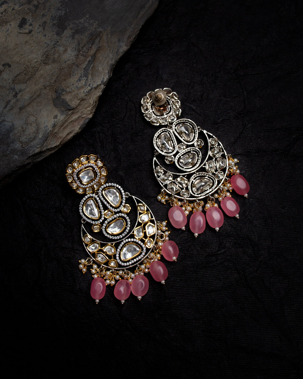 Arshia Pink Polki Necklace