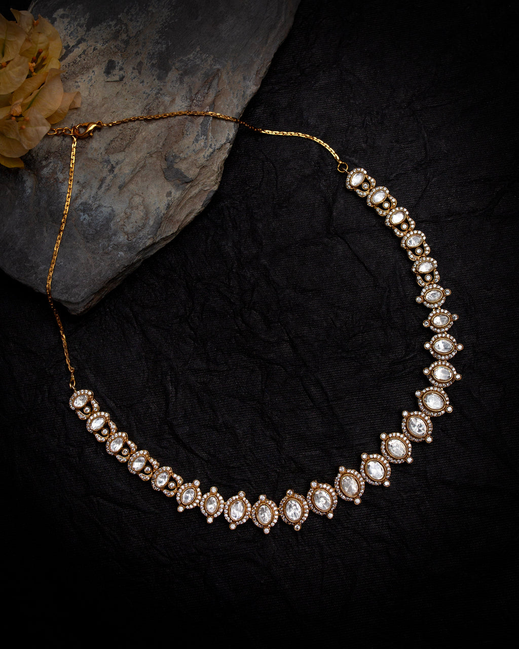 Firdaus Polki Necklace Set