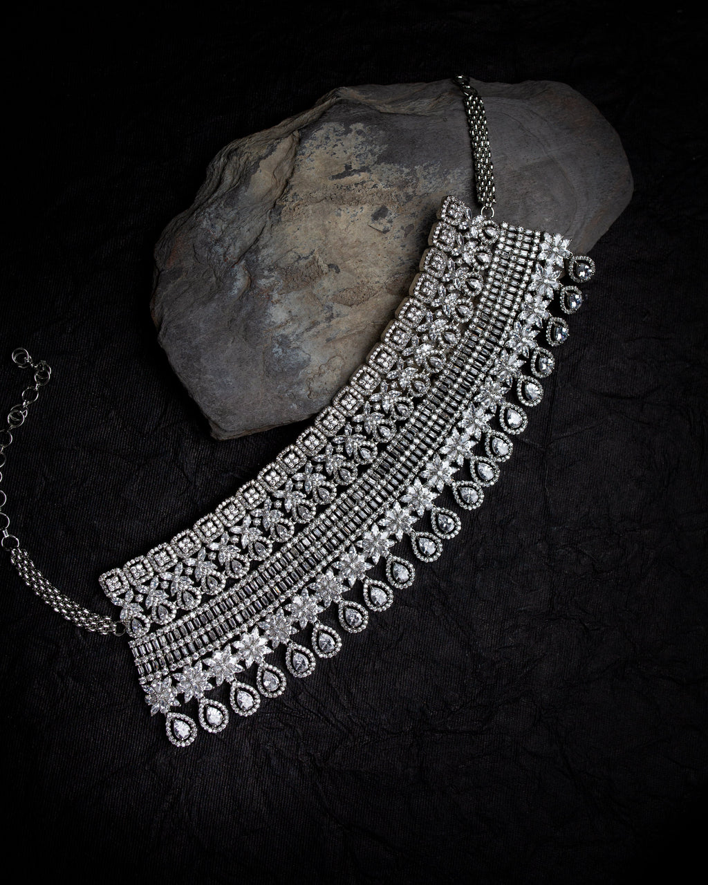 Gulmarg diamond choker Set