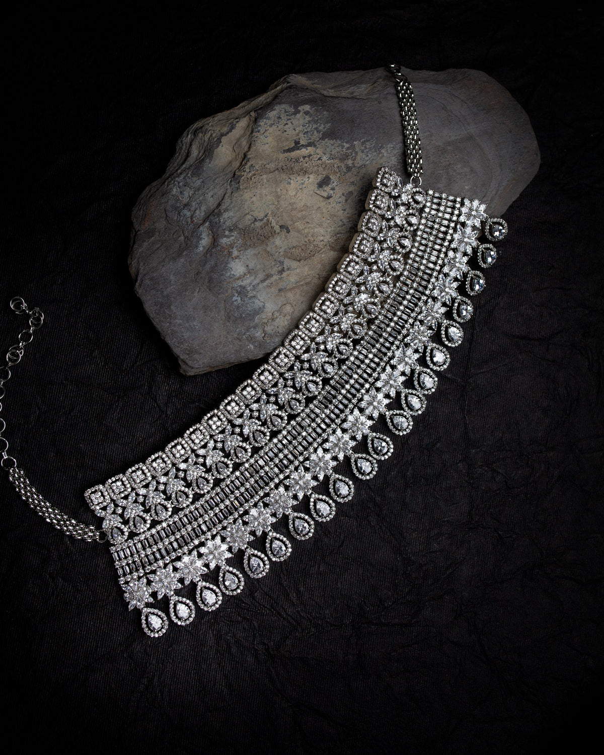 Gulmarg diamond choker Set