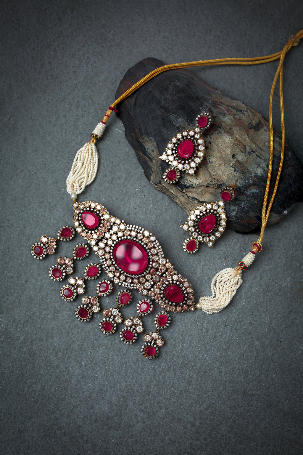 Inara Red Necklaces