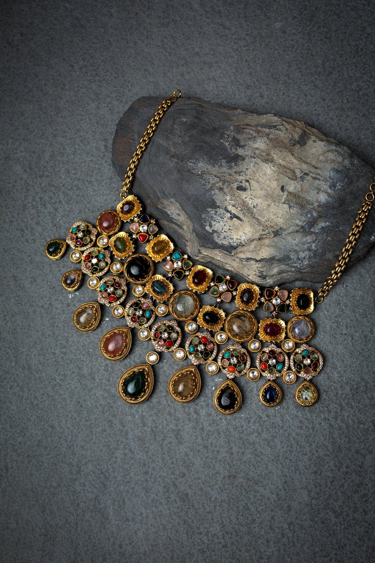 Royal Colourful Choker Set