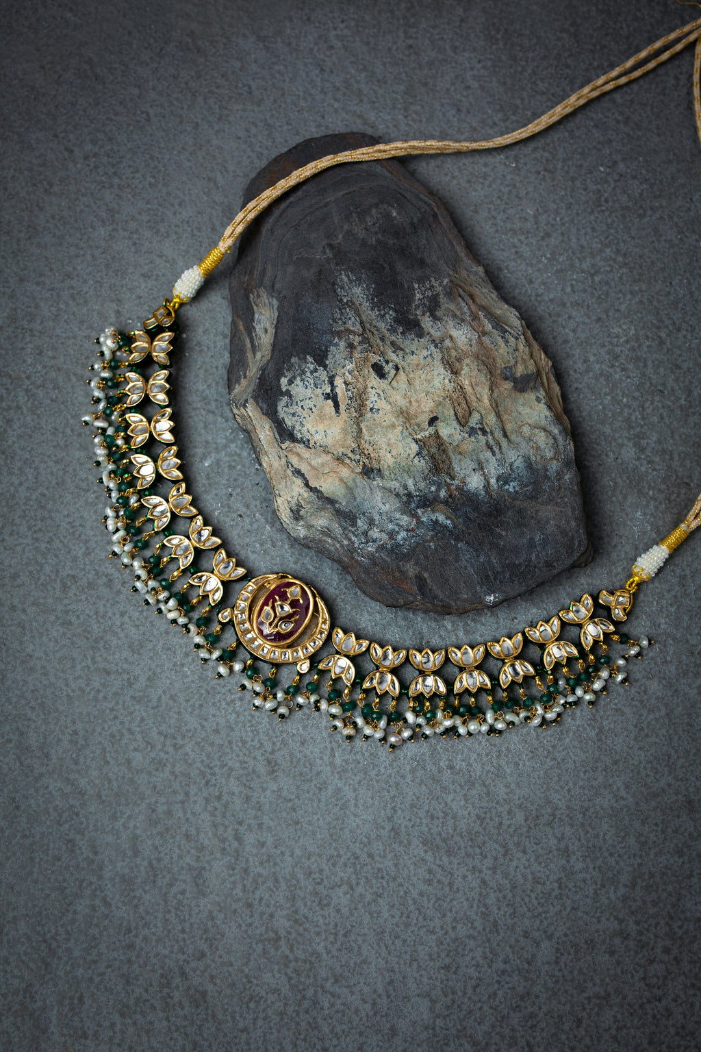Rajsi Kundan Choker Necklace