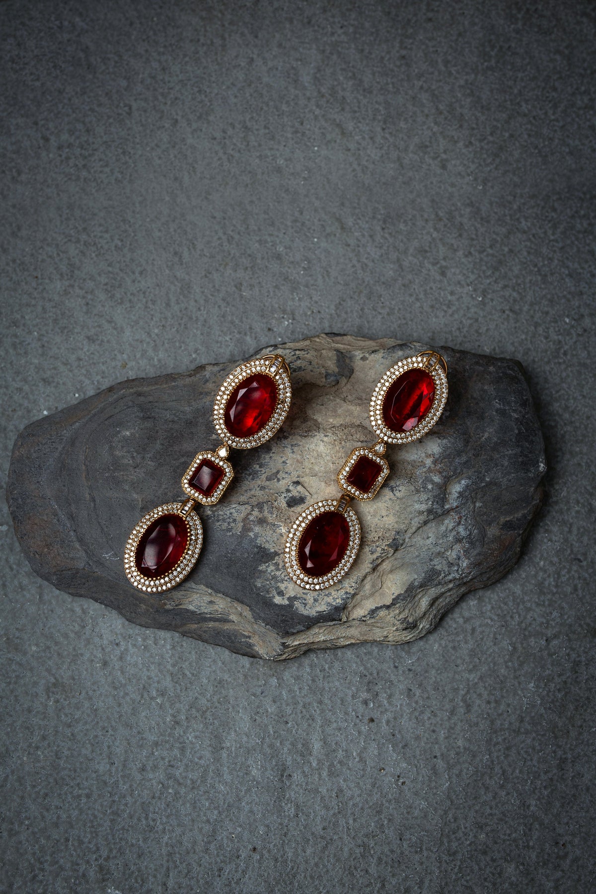 Verdant Diamond Red Necklace