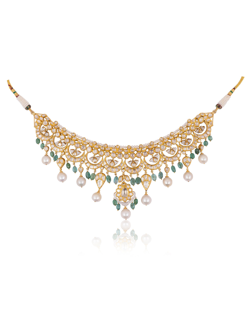 Ella Polki And Diamond Necklace