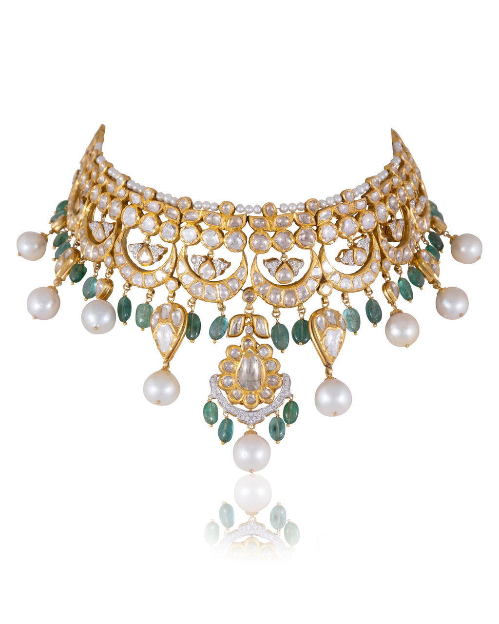 Ella Polki And Diamond Necklace