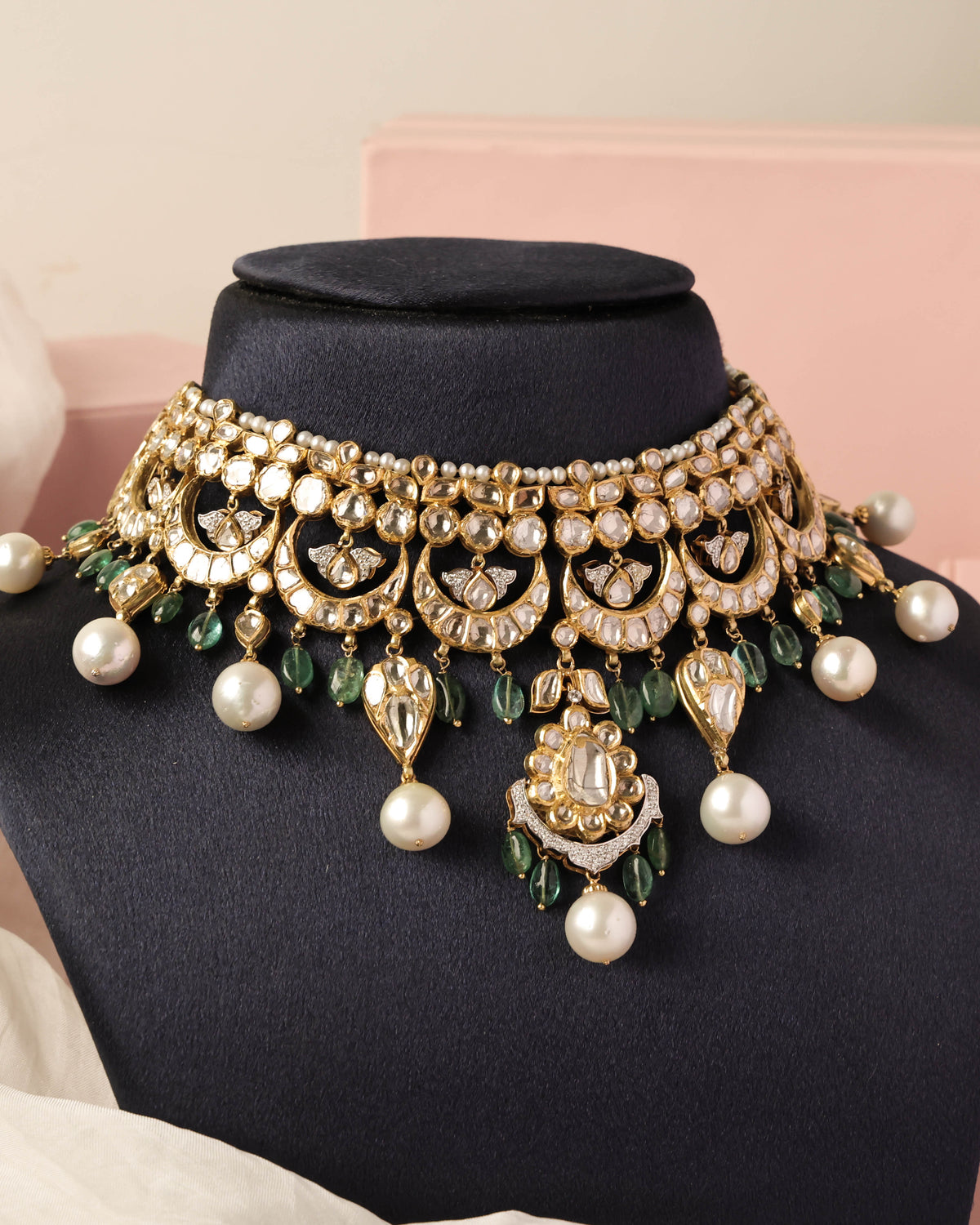 Ella Polki And Diamond Necklace – Mynakary