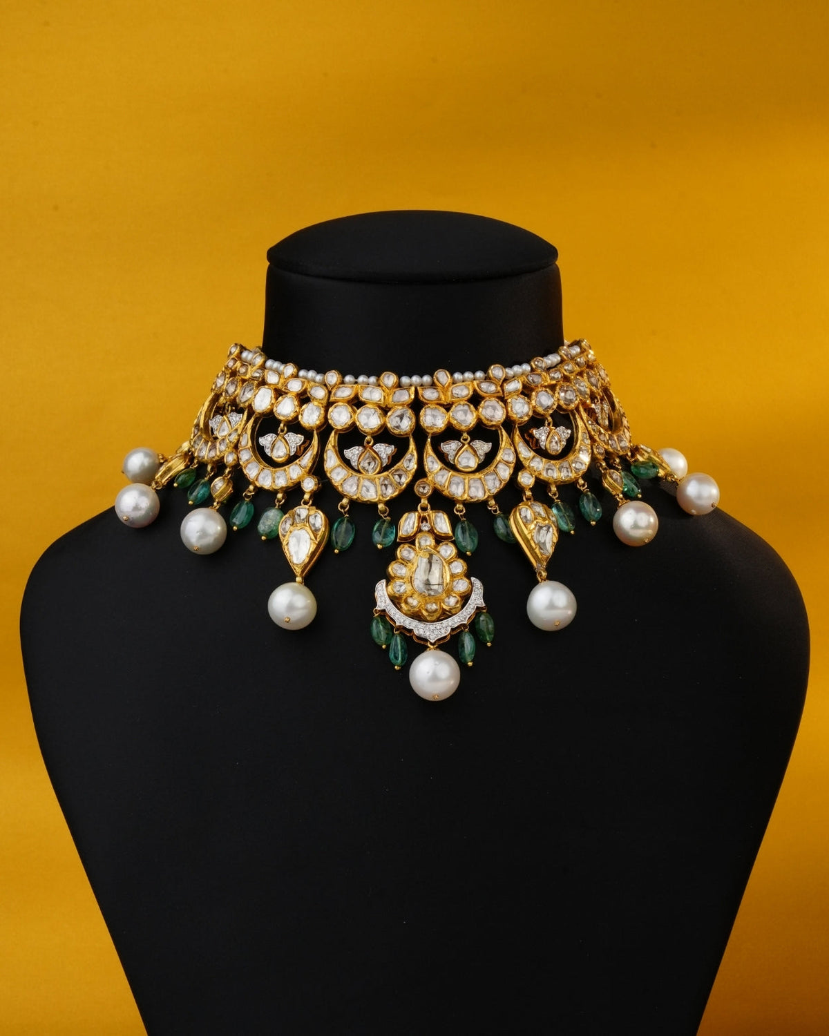 Ella Polki And Diamond Necklace