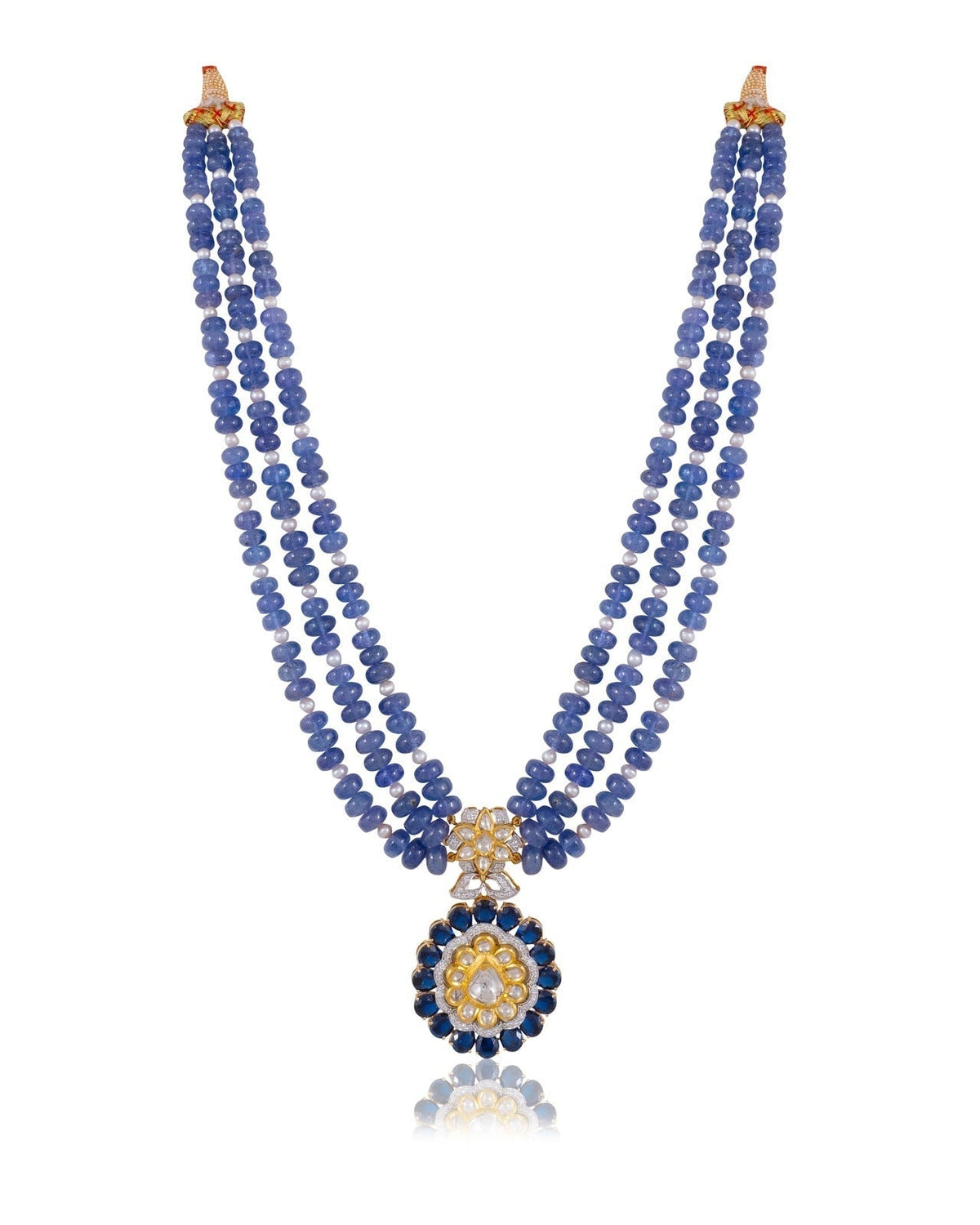 Ketki Polki And Diamond Bead Pendant