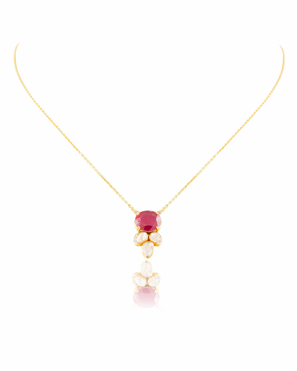 Zarin Polki Pendant
