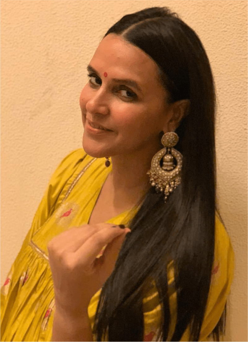 Neha Dhupia - Karima Polki Chandbalis