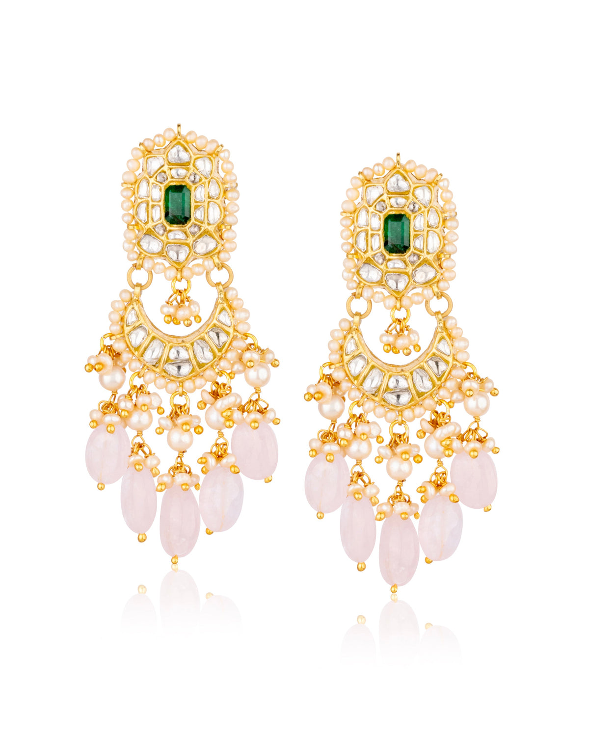 Lilly Choker And Miraya Chandbalis Polki Set