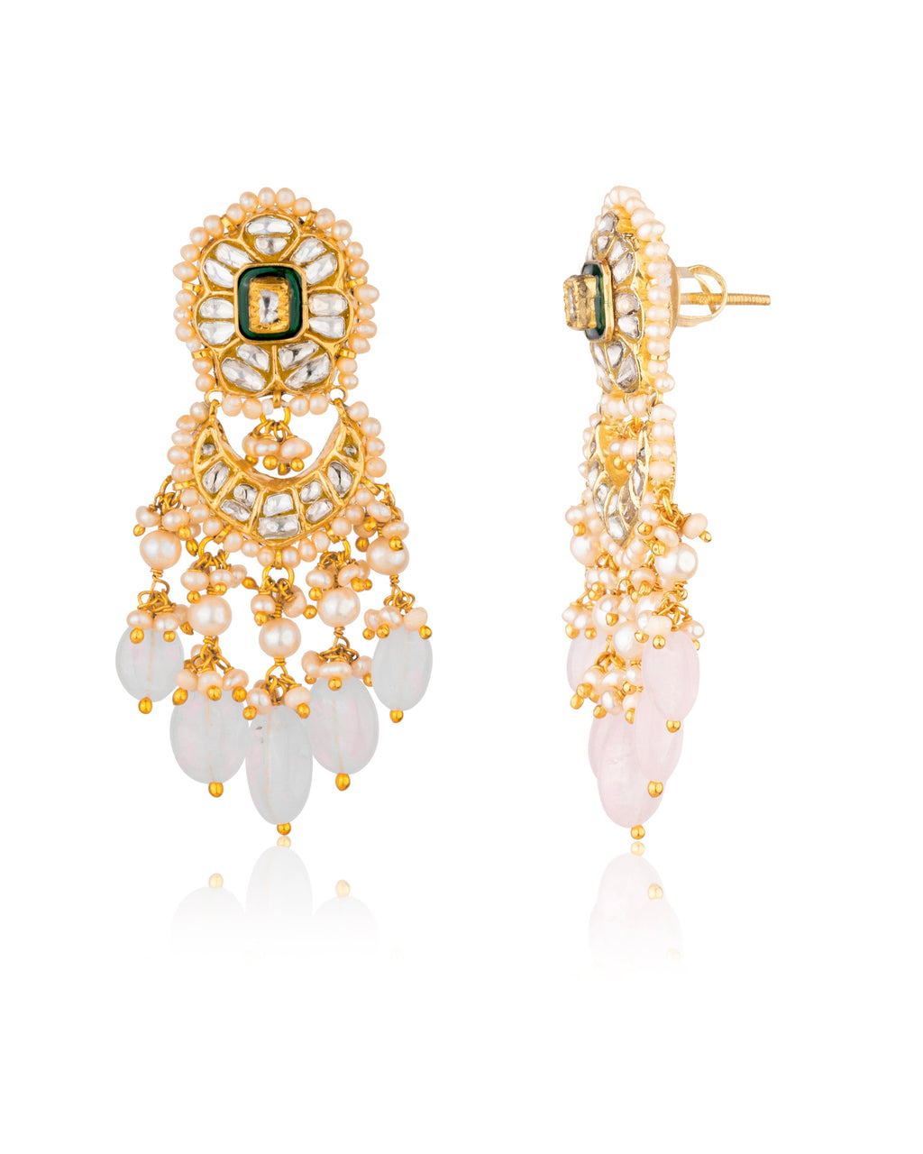 Niyomi Choker And Paakhi Chandbalis Polki Set