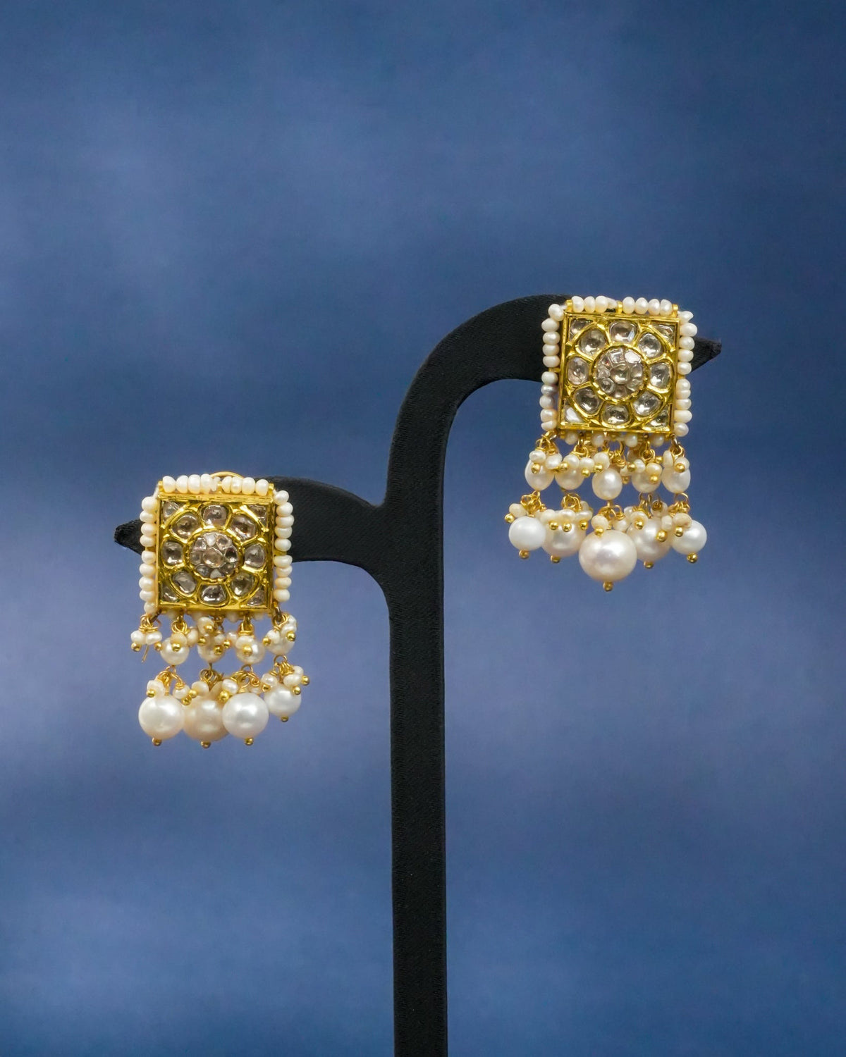 Leena Polki Long Earrings