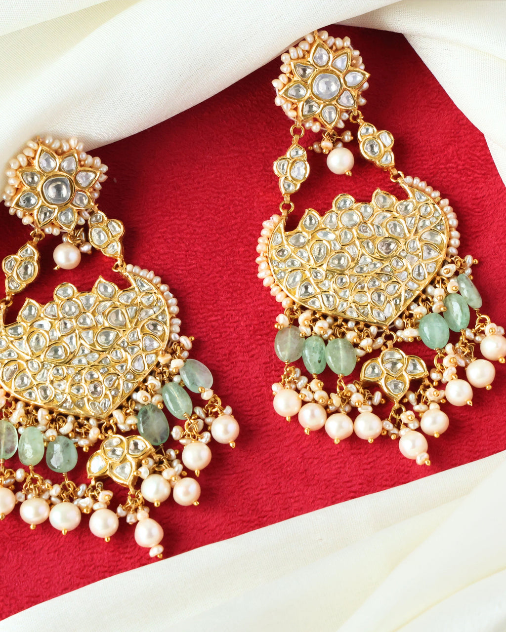 Purvi Polki Chandbalis