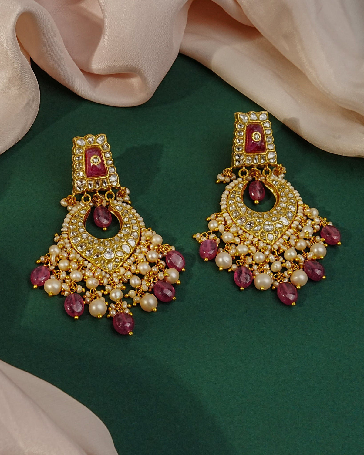 Astraea Necklace And Gia Chandbalis Polki Set